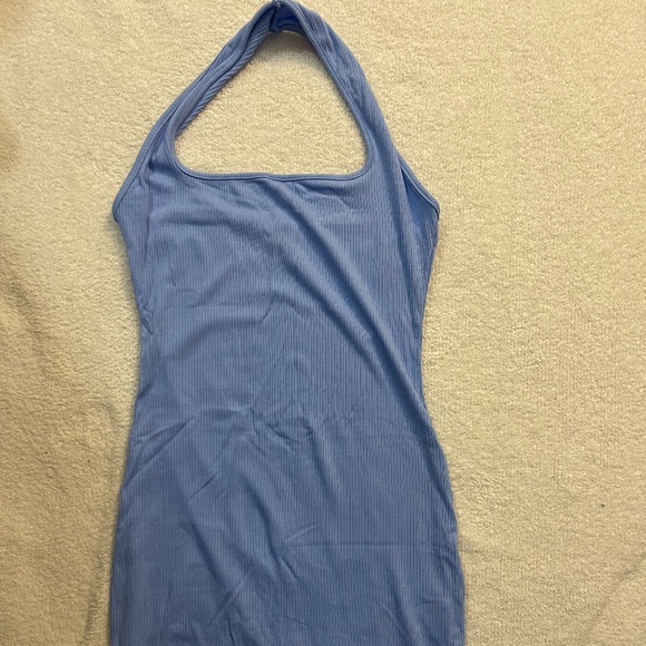 SHEIN Blue Halter Dress - Picture 1 of 2